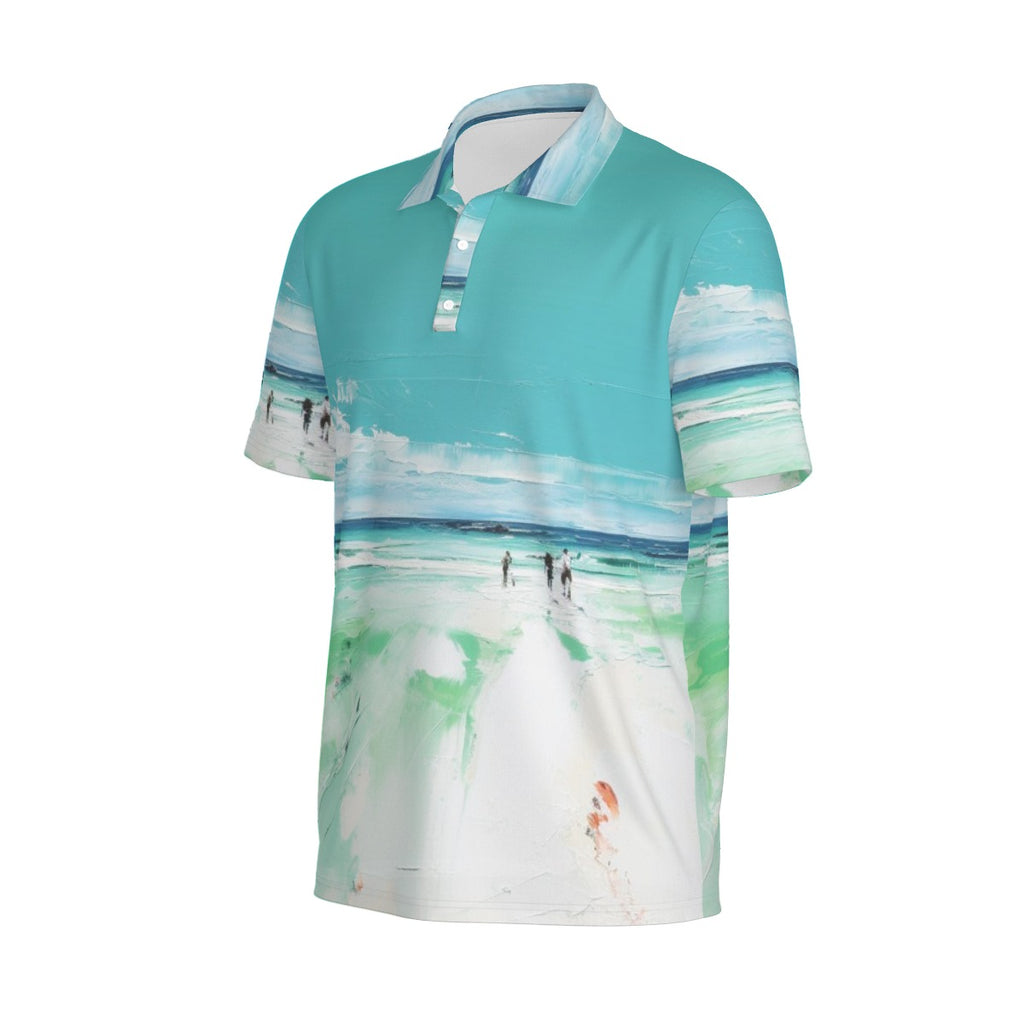 Turquoise Tide Men's Performance Polo