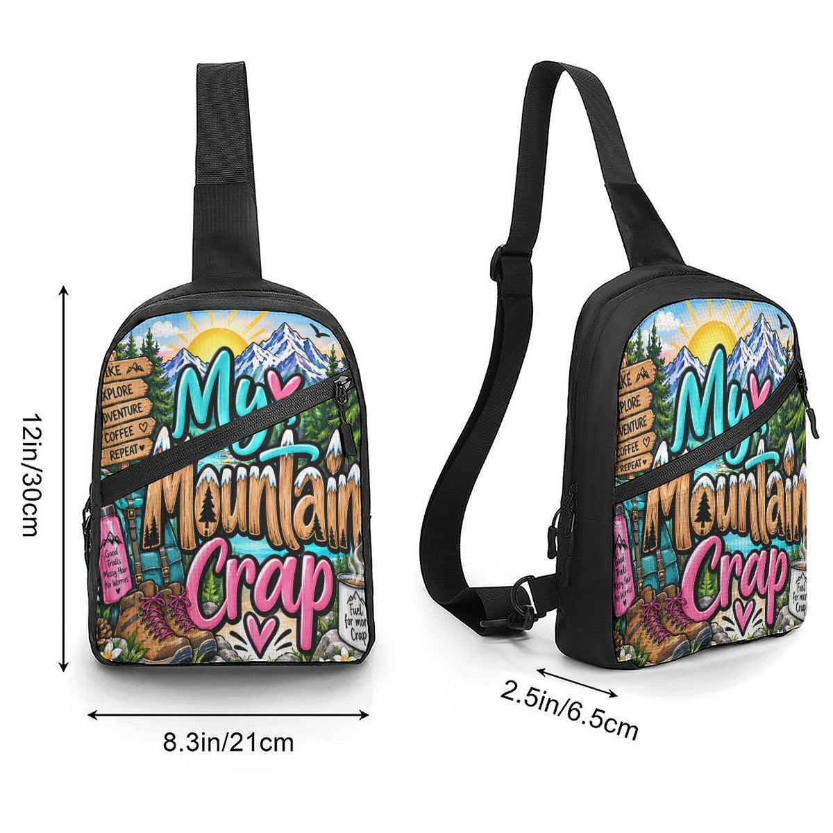 My Mountain Crap Adventure Crossbody Bag