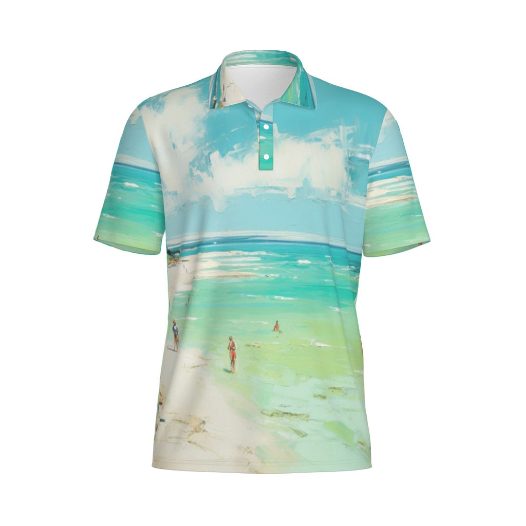 Sea Glass Shores Men's Performance Polo