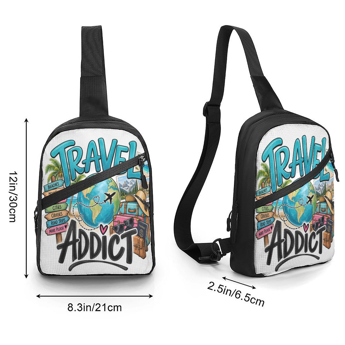 Travel Addict Adventure Crossbody Bag