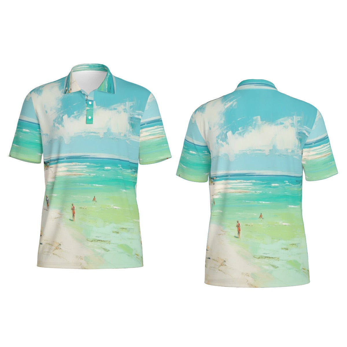 Sea Glass Shores Men's Performance Polo