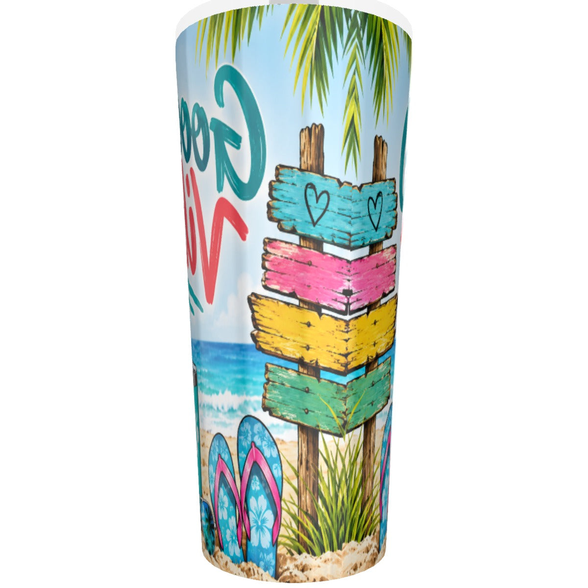 Good Vibes Beach Escape 30oz Tumbler