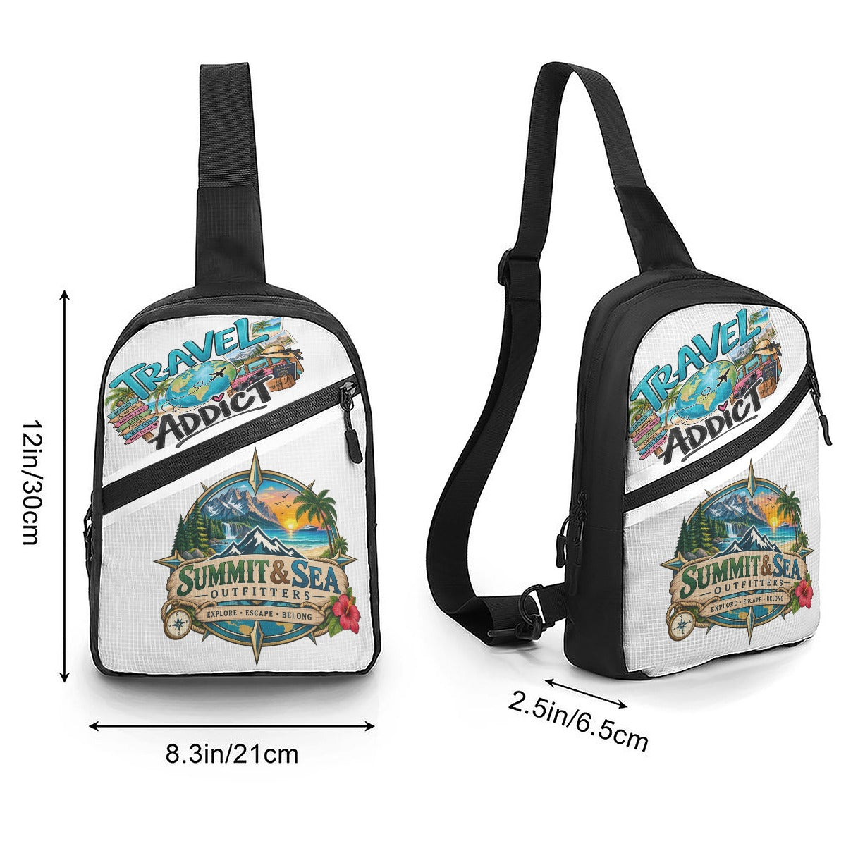 Summit & Sea Travel Addict Crossbody Bag