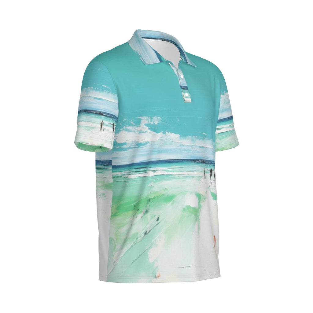 Turquoise Tide Men's Performance Polo