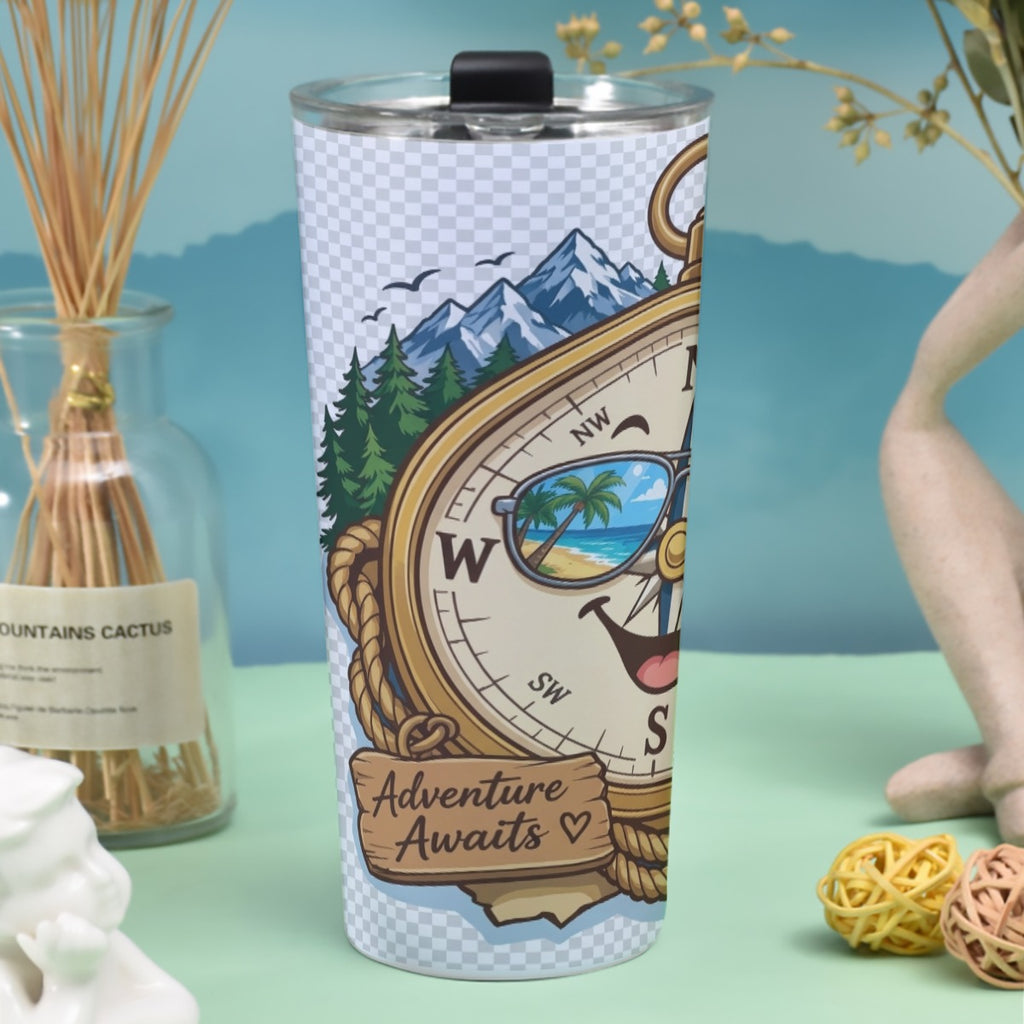 Wanderlust Compass 30oz Adventure Tumbler