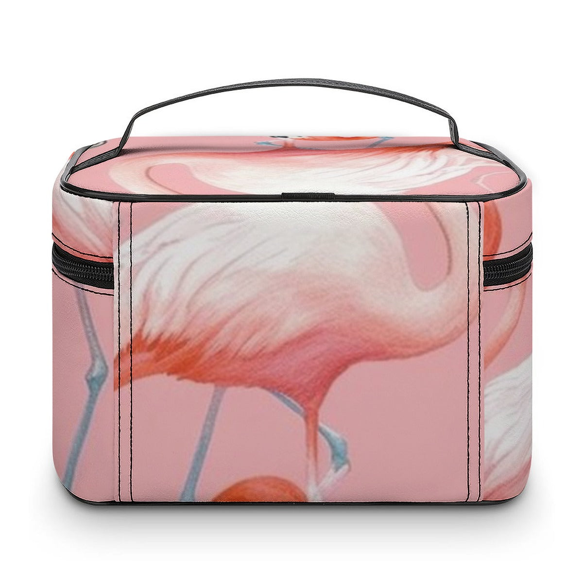 Blush Flamingo Getaway Travel Cosmetic Bag