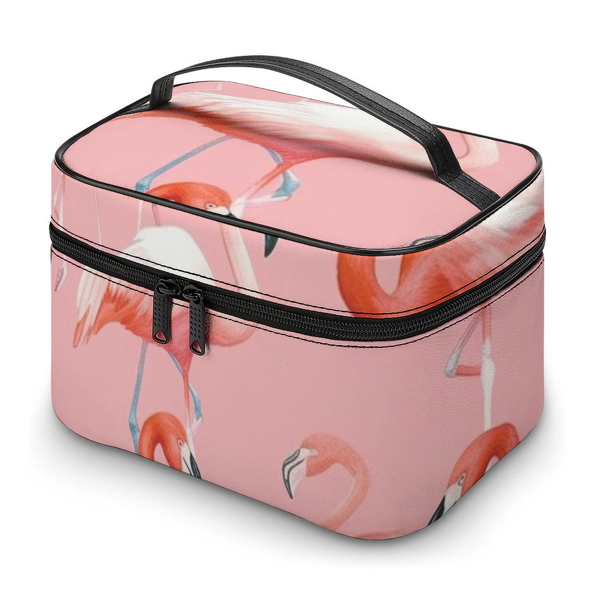 Blush Flamingo Getaway Travel Cosmetic Bag