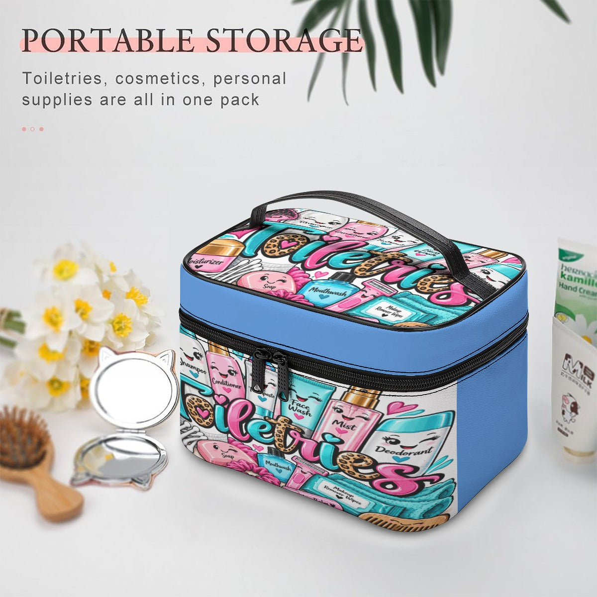 Let’s Cruise Vacation Travel Cosmetic Bag