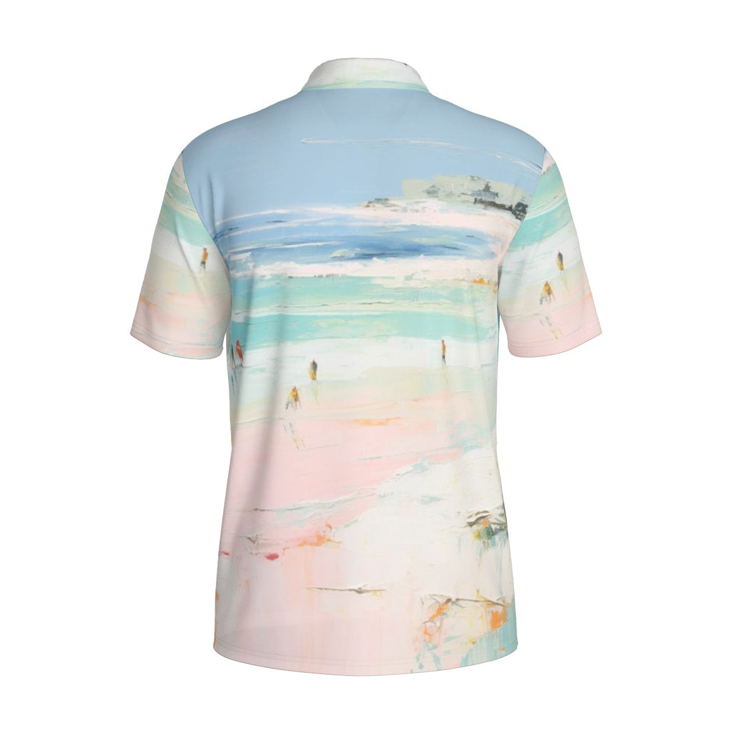 Sunset Shores Men's Performance Polo