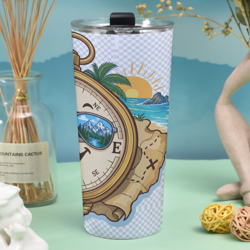 Wanderlust Compass 30oz Adventure Tumbler
