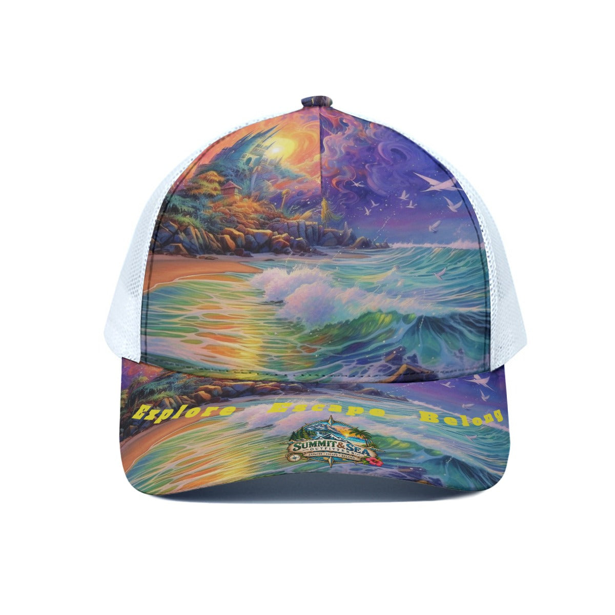 Where the Sky Meets the Sea Trucker Hat