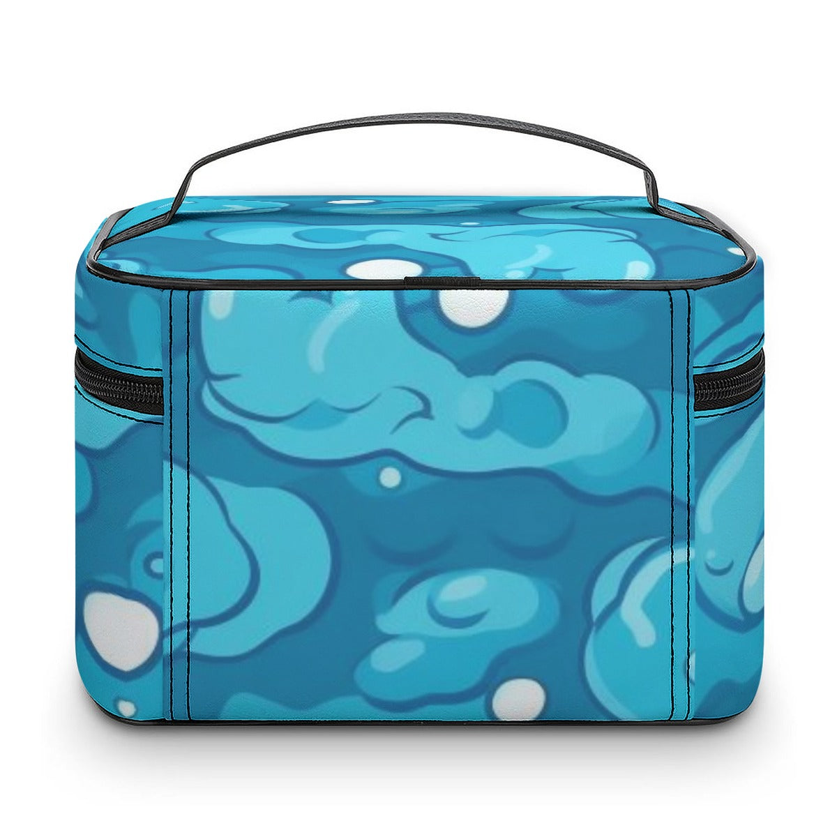 Caribbean Blue Bubbles Travel Cosmetic Bag