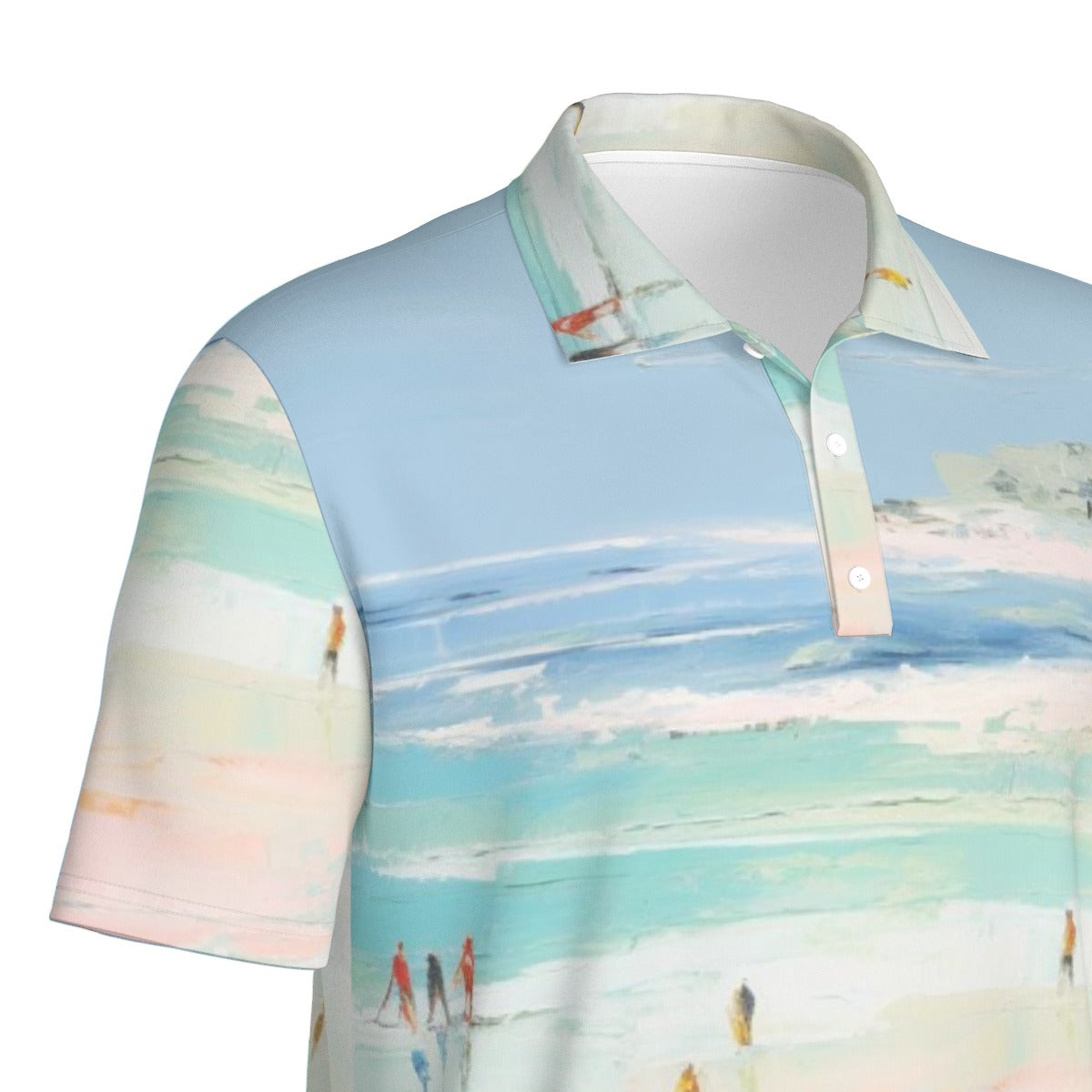 Sunset Shores Men's Performance Polo