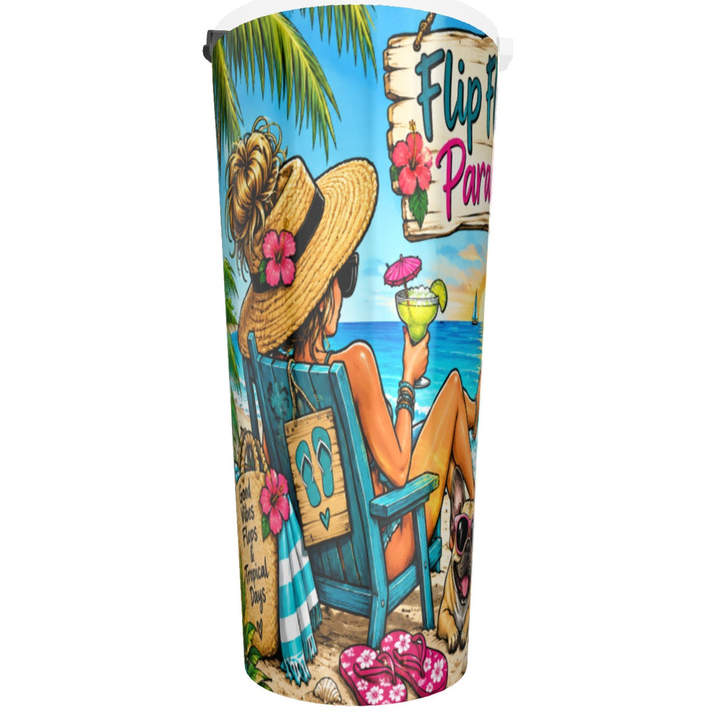 🌴 Flip Flop Paradise 30oz Tropical Adventure Tumbler