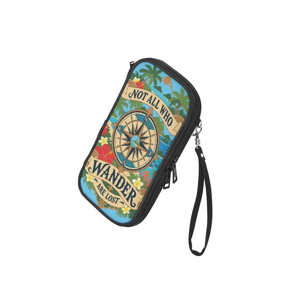 Caribbean Wander Compass Passport Holder